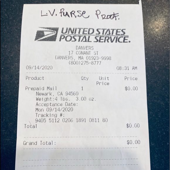 ❌ SOLD ❌ ✈️ PROOF OF LV SHIPMENT 📦 - Picture 1 of 2